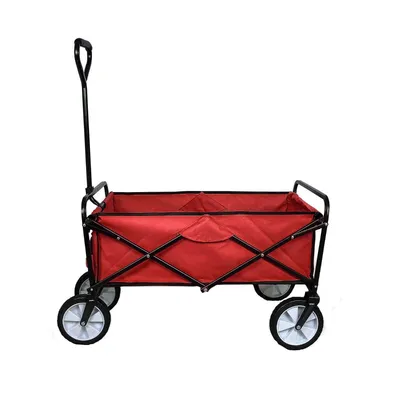 Image de Chariot de jardin pliable - Rouge