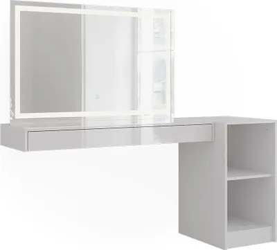 Produktbild von Schminktisch Vicco Sherry Weiß 120 cm 3 Teile, Model 59571