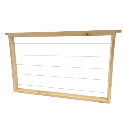 Zdjęcie produktu dla 30x ramki Dadant „US Brut” MODYFIKOWANE LINDE z PROSTYMI bokami 482 x 285 mm