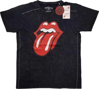 Produktbild von The Rolling Stones Classic Tongue (Wash Collection) Black XL T-Shirt
