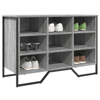 Immagine prodotto di vidaXL Portascarpe grigio Sonoma 90x38x61,5 cm Materiale a base di legno