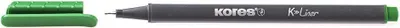 Produktbild von Kores Fineliner "K Liner" Strichstärke: 0,4 mm grün