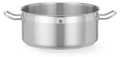 Produktbild von Kochtopf, niedrig - ohne Deckel, HENDI, Profi Line, 7,3L, âŒ€280x(H)126mm