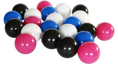Produktbild von SaleNET Bunte Trockenbad Bälle 100 Stück 8cm