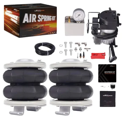 Imagen del producto de Kit de suspensión neumática, goma resistente, compatible con Peugeot Boxer, compatible con Fiat Ducato, adecuado para una capacidad de 4 toneladas, mejora la calidad de la conducción