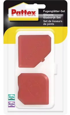 Produktbild von Pattex Fugenglätter Set, 2 Fugenspachtel zum professionellen Glätten dauerelasti