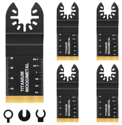 Produktbild von Multitool Sägeblätter Titan - Oszillierende Zubehör, 5 Stück