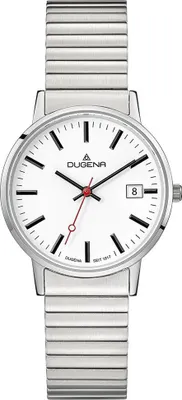 Produktbild von Dugena 4460750 Damen-Armbanduhr, Edelstahl-Gehäuse, Metall-Armband