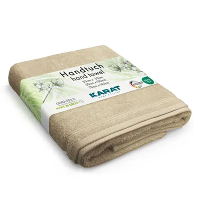 Produktbild von Handtuch Bay sanft, saugstark und vielseitig nutzbar Beige 49 x 98 cm