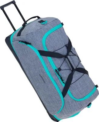 Produktbild von Reisetrolley Reisetasche Elephant Travel Trolley Cruiser 100-135 Liter Dehnfalte Wäsche + Schuhfach flach verstaubar Reise Tasche 13031 Grau Türkis