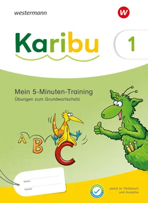 Image de Karibu - Ausgabe 2024: Mein 5-Minuten-Training: Übungen zum Grundwortschatz Silbenarbeit und Abschreibübungen