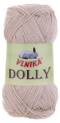 100g Strickgarn Dolly Uni Häkelgarn Handstrickgarn Wolle hellbeige