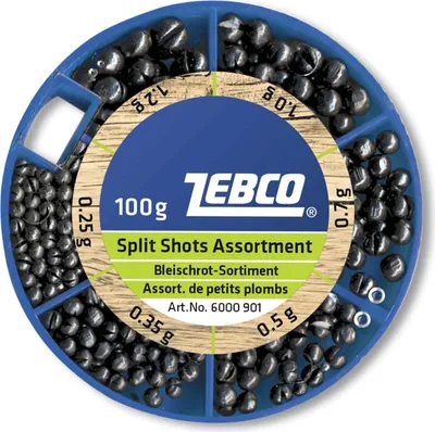 Image de Zebco Assortiment de plombs fins 100g