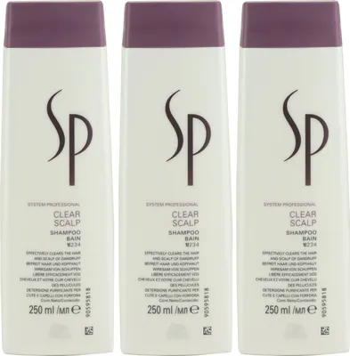 Produktbild von Wella SP Clear Scalp 3 x 250 ml Shampoo Set