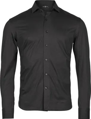 Produktbild von Tee Jays - Hemd für Herren - Aktiv Langärmlig PC6834 (3XL) (Schwarz)