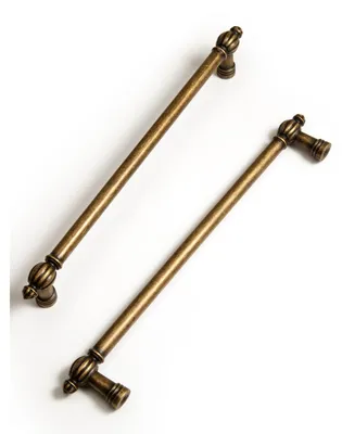 Produktbild von Schrank-Griff Möbelgriff Kastengriff - 192 mm Lochabstand - Zinklegierung - Antikmessing