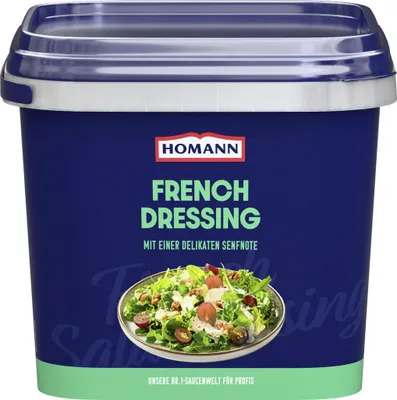 Zdjęcie produktu dla Homann French Dressing o delikatnym, pikantnym smaku Opakowanie 4000 ml