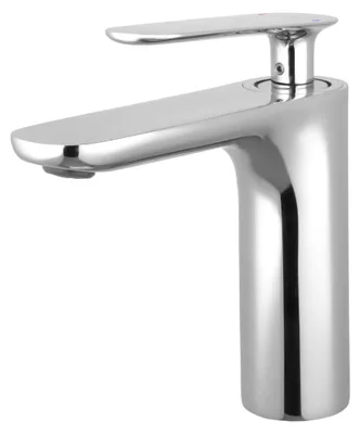 Einhebel-Waschtischarmatur Chrom Messing Design 2