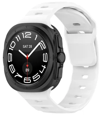 Obrázek produktu pro Techsuit Watchband (W055) – řemínek pro Samsung Galaxy Watch Ultra 47 mm – bílý