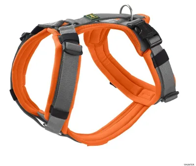Produktbild von HUNTER Geschirr Maldon Up mit Griff S-M, orange/grau