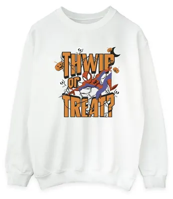 Immagine prodotto di Marvel - Felpa da donna "Thwip Or Treat" BI25867 (XXL) (bianco)
