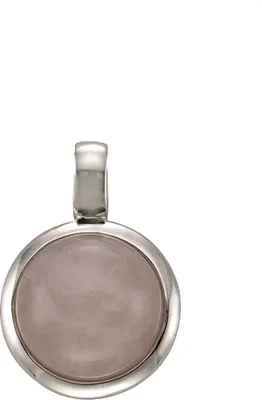 Zdjęcie produktu dla Wisiorek V 925/- srebro rodowane z kwarcem różowym