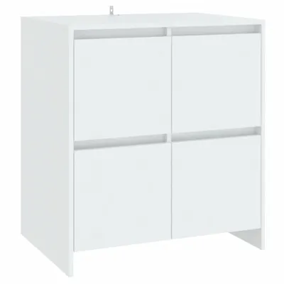 Obrázok produktu pre Príborník z drevotrieskovej dosky 70 x 75 x 41 Biela