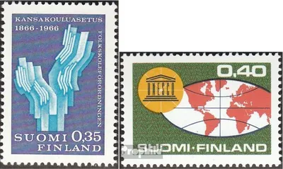 Produktbild von Briefmarken Finnland 1966 Mi 612,614 (kompl.Ausg.) postfrisch Sondermarken