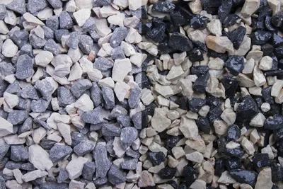 Produktbild von Zebrasplitt 8-16 mm, MIX, Schwarz, Big Bag 30 kg, für Garten und Beet