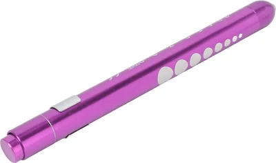 Obrázek produktu pro Žlutá tužková svítilna, LED z hliníkové slitiny, přenosná lékařská kontrolní lampa pro zdravotní sestry, lékaře, fialová barva