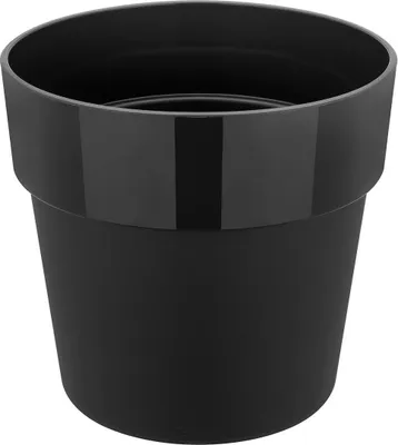 Produktbild von elho® b.for Übertopf Original Mini Schwarz Ø 7 cm - Kunststoff