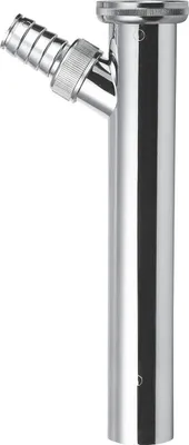 Produktbild von Bonomini Verlängerungsstück mit Abzweig 5/4", Abfluss 32mm, Länge 200mm, Chrom