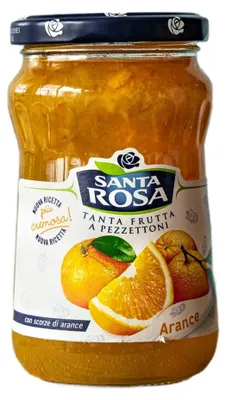Zdjęcie produktu dla Konfitura pomarańczowa Arance 350 g Santa Rosa