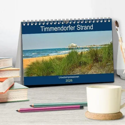 Produktbild von Timmendorfer Strand - Urlaubsimpressionen (Tischkalender 2026 DIN A5 quer), CALVENDO Monatskalender
