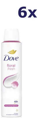 Produktbild von 6x Dove Deo-Spray – 200 ml, blumig-frisch