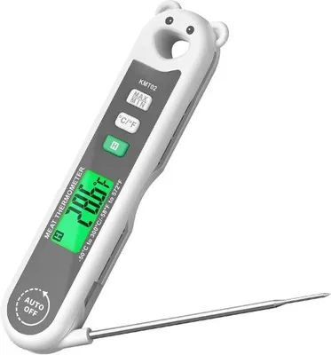 Produktbild von Digitale Fleischthermometer mit Klappsonde, Auto Ein/Aus, zum Braten, Kochen, Grillen