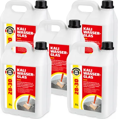 Produktbild von Kaliwasserglas HB28-30 Grundierung Konservierung Betonimprägnierung Holzschutz 25L