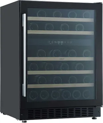 Zdjęcie produktu dla CATA VI 59082 BK, Chłodziarka na wina z kompresorem, Wbudowany, 46 butel., 200 W, G, Czarny