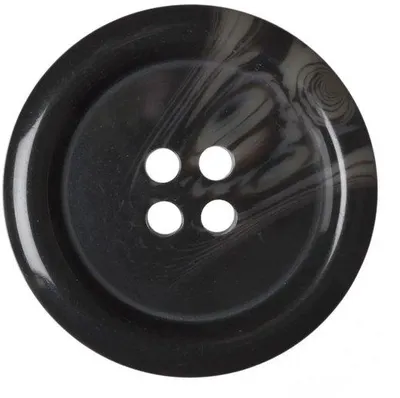 Obrázek produktu pro Plastové knoflíky hnědé 15 mm se 4 otvory