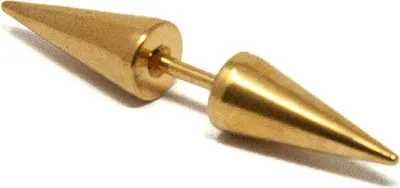 Produktbild von Oblique Unique Nieten Ohrring Spitzen Helix Ohrpiercing Ohrstecker Ohrschmuck Punk Gothic Damen Herren - gold
