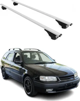Produktbild von Dachträger Gepäckträger für Toyota Sprinter 1996-2000 Grundträger Metall Grau 2x