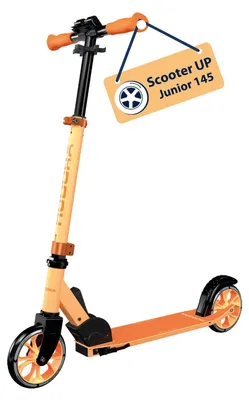 Produktbild von HUDORA Scooter Up 145 Junior - orange - Hochwertiger & sicherer Kinder Roller ab