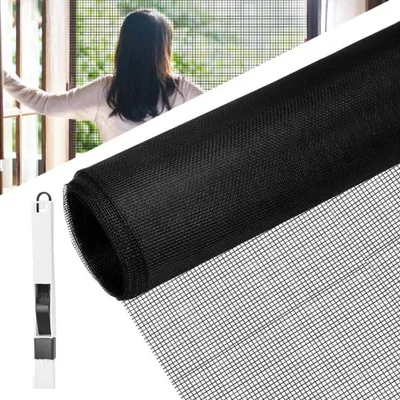 Obrázek produktu pro Síťka proti hmyzu, skleněná vlákna, 150 x 300 cm, ochrana proti hmyzu pro okna a dveře