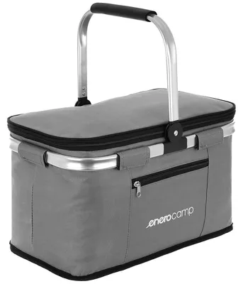 Produktbild von Faltbarer Thermokorb für Ausflüge, 24 l, grau, ENERO CAMP
