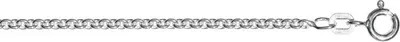 Produktbild von Kette Rundanker 2,40 mm 925/- Silber weiß 80 cm