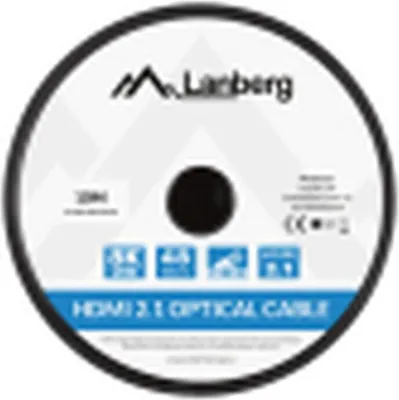 Produktbild von LANBERG HDMI-Kabel M/M V2.1 10m 8K optisch AOC schwarz