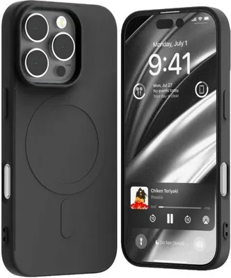 Immagine prodotto di Mercurio Magsafe Semi-Silicone Iphone 16Pro 6,3 Czarny/Nero