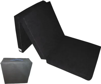 Produktbild von Natalia Spzoo Faltmatratze 180x80x10 cm, gefaltet 80x60x30 cm, mit Reißverschluss-Tragetasche, abnehmbarer Polyester-Bezug (waschbar 30°C), Schaumstoffkern Raumgewicht bis 18 kg/m³