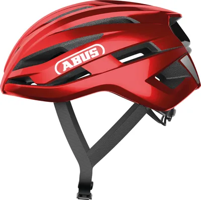 Produktbild von ABUS Rennradhelm StormChaser ACE - leichter Fahrradhelm für Radrennen, Gravelbike-Touren und Cyclocross - für Damen und Herren - Rot, Größe L (57-61 cm)