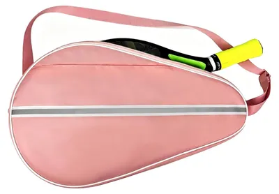 Obrázek produktu pro Taška na paddle tenis pro 1 raketu, voděodolná, s nastavitelným ramenním popruhem a reflexními pruhy